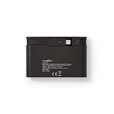 Nedis Tcarf220bk Base Para Portátil Y Replicador De Puertos Usb 3.2 Gen 1 (3.1 Gen 1) Type-C Negro