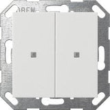 Gira 517303 Knx Taster Wippe 2f System 55 Reinweiss