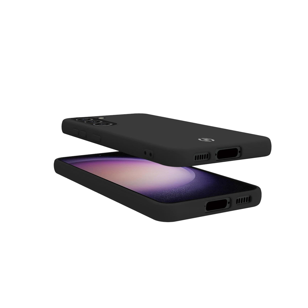 Celly Cromo Funda Para Galaxy S23 5g  (6.1") Negro