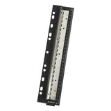 Genie Pp-4m  Perforadora De Cuatro Agujeros Para Archivadores Negro