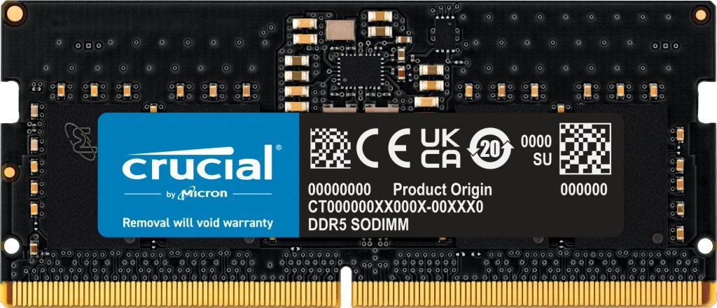 Memoria   Crucial - 8 Gb - Ddr5 4800 So-Dimm Cl40