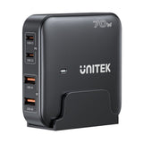 Unitek Ladowarka Biurkowa Gan 70w 2xusb-A 2xusb-C