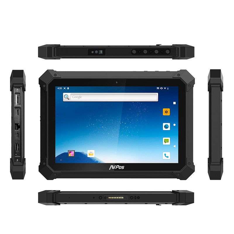 EAN 0729927498256 - AVPos AVP-RT1000 ordenador móvil de mano 25,6 cm (10.1") 1920 x 1200 Pixeles Pantalla táctil 1,03 kg Negr imagen 6