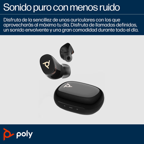 EAN 0199251102400 - HP Poly Voyager Free 20 Black Earbuds +Basic Charge Case Inalámbrico Dentro de oído Business/Everyday Blu imagen 7