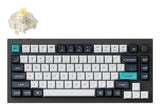 Keychron Q1 Max, Teclado Para Juegos Negro/Multicolor, Diseño De, Gateron Jupiter Banana, Intercambio En Caliente, Marco De Aluminio, Rgb Q1m-M4-De