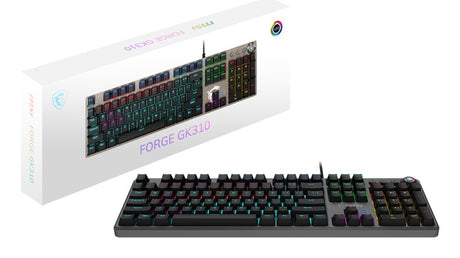 EAN 4711377209816 - MSI FORGE GK310 RED DE teclado Juego USB QWERTY Alemán Negro imagen 5