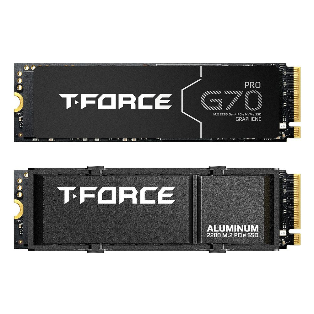 Grupo De Equipo T-Force G70 Pro 2tb, Ssd Pcie 4.0 X4  M.2 2280  Disipador De Calor De Aluminio Tm8ffh002t0c128