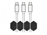 Delock Cablehalter Mit 3 Durchführungen Wabenförmig Set 6 Stück