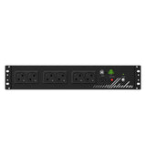 Unidad De Distribución Para Alimentación Phasak Compact 800 Va 9a 8x Schuko Formato Rack 2u