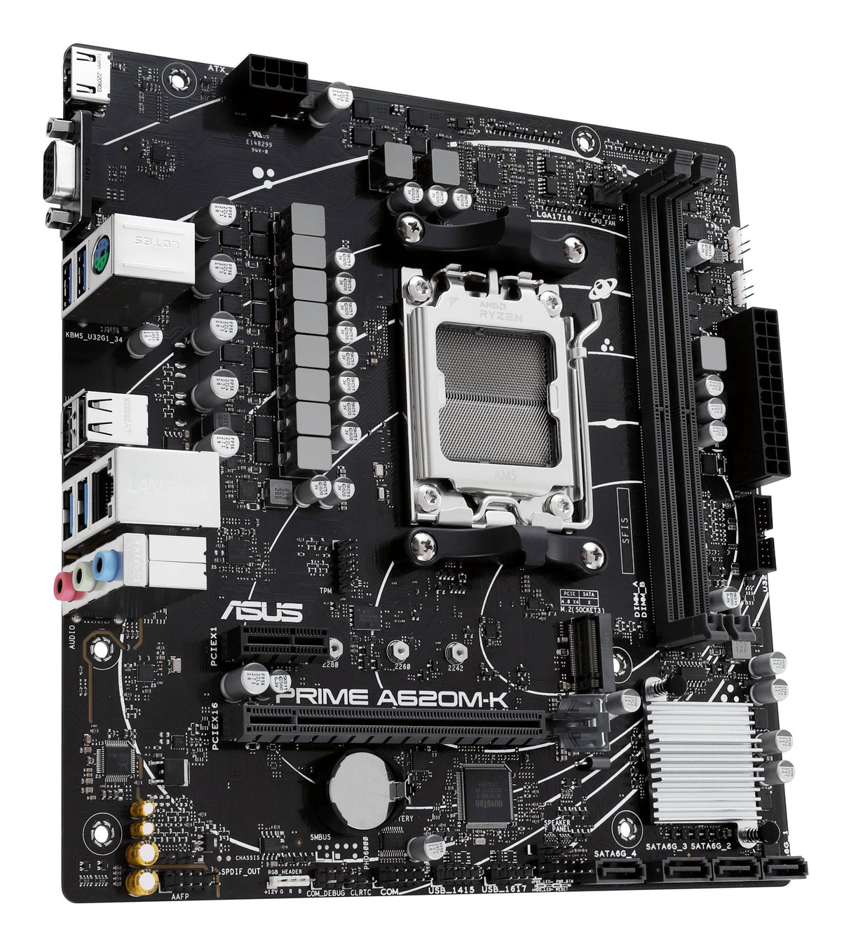 EAN 4711387242087 - ASUS PRIME A620M-K AMD A620 Zócalo AM5 micro ATX imagen 4