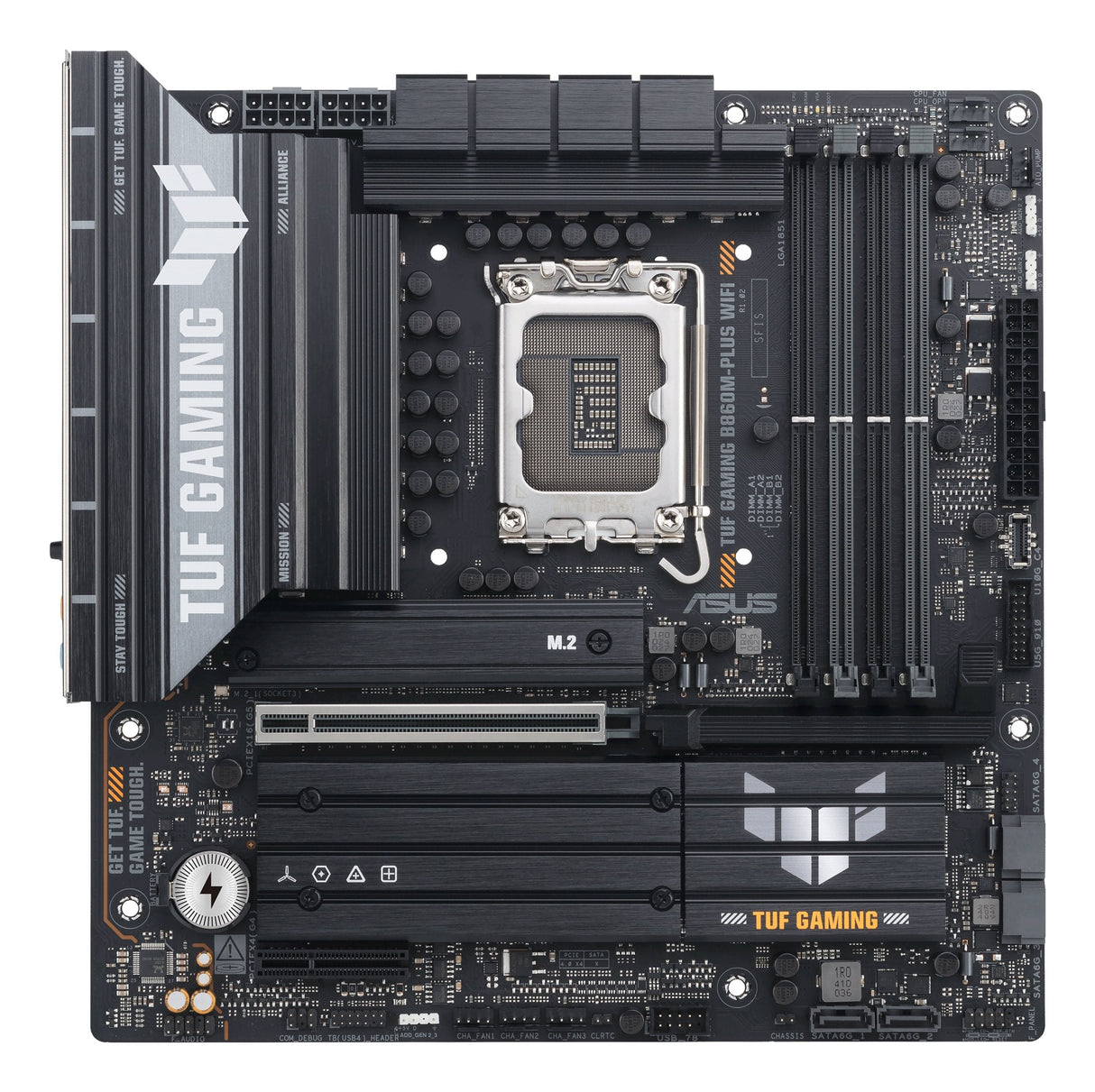 EAN 4711387783092 - ASUS TUF GAMING B860M-PLUS WIFI Intel B860 LGA 1851 (Socket V1) micro ATX imagen 1
