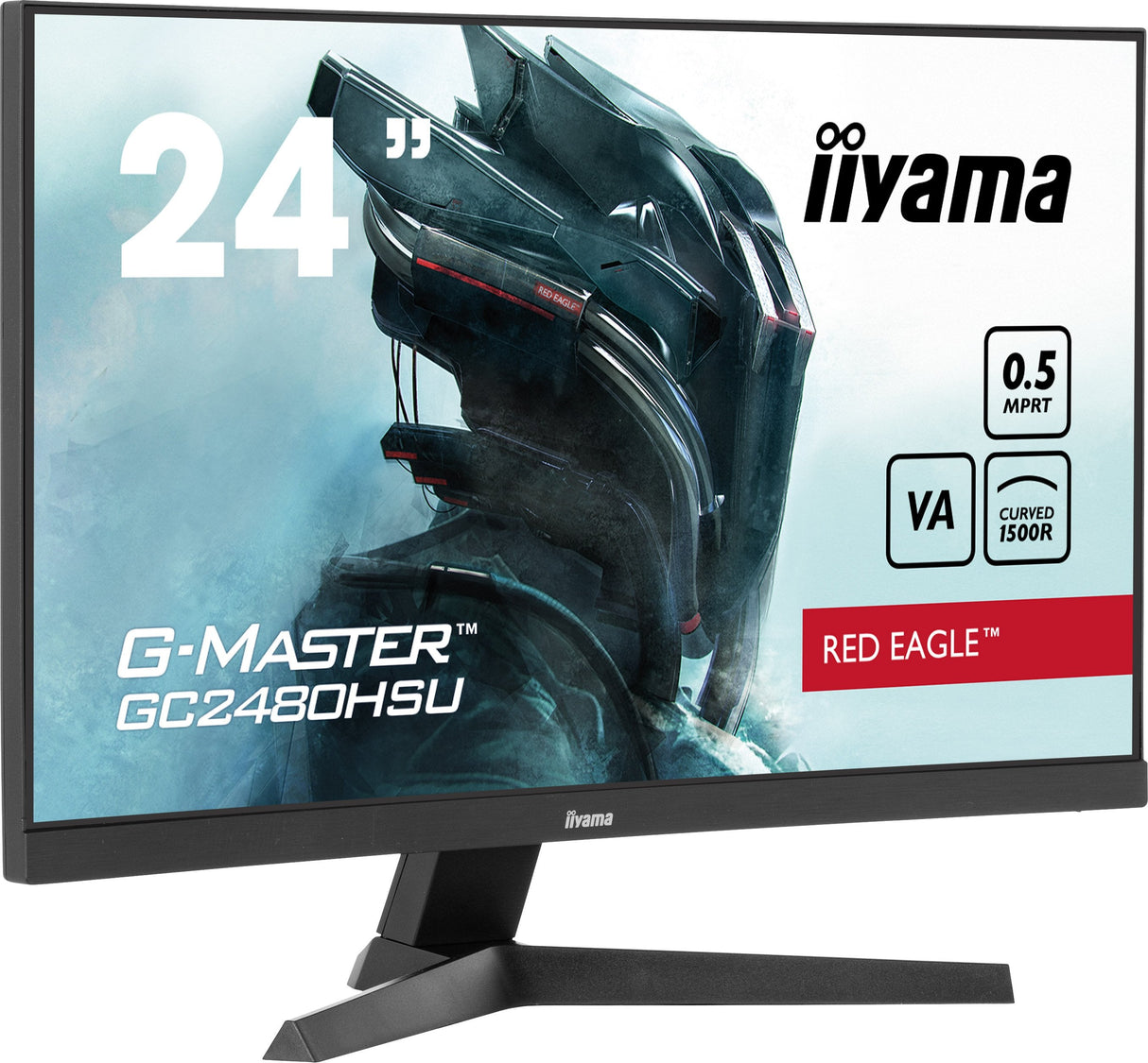 Monitor Iiyama 24" Gc2480hsu-B1 16:9 2xhdmi+Dp+Usb Curv.