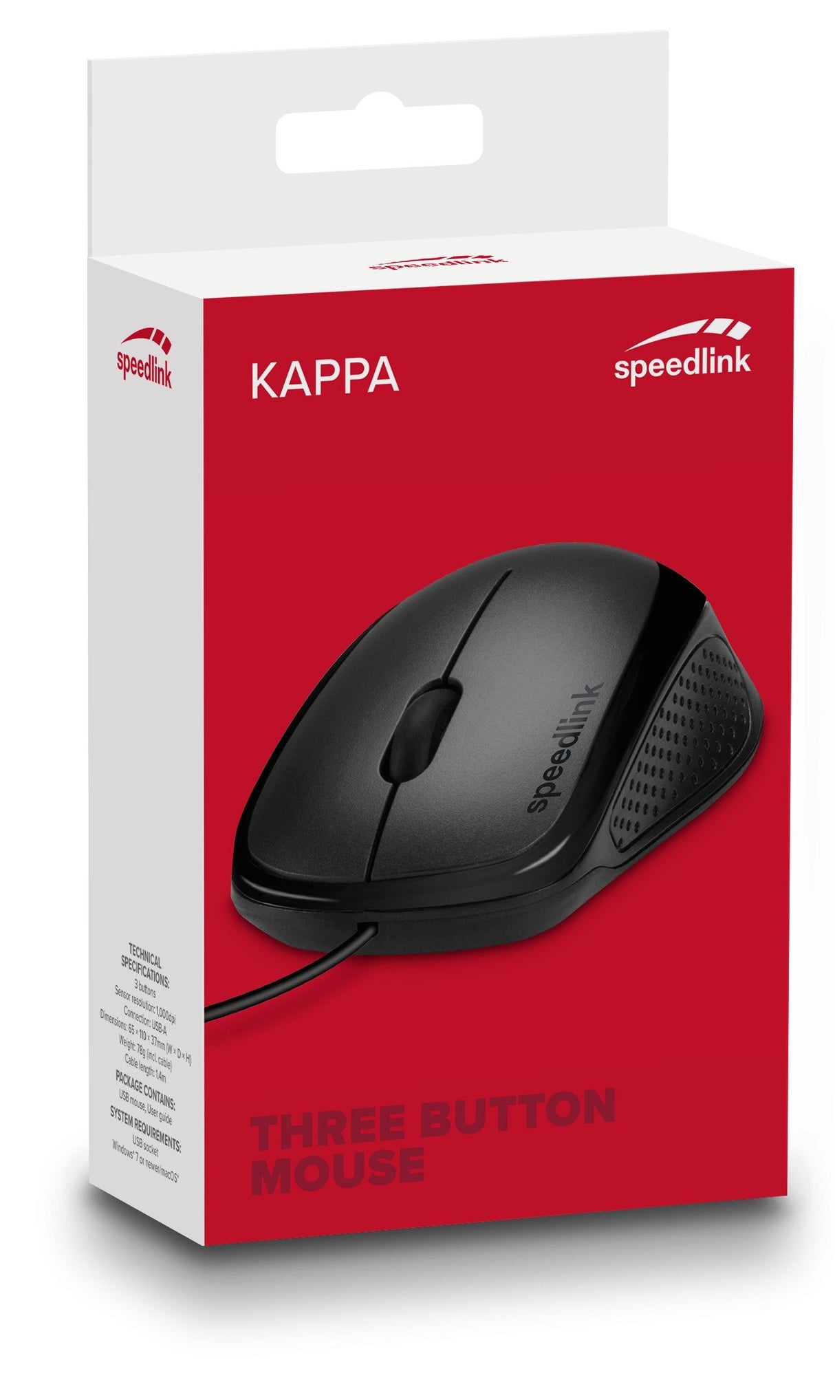EAN 4027301353037 - SPEEDLINK SL-610011-BK ratón Oficina USB tipo A Óptico 1000 DPI imagen 2