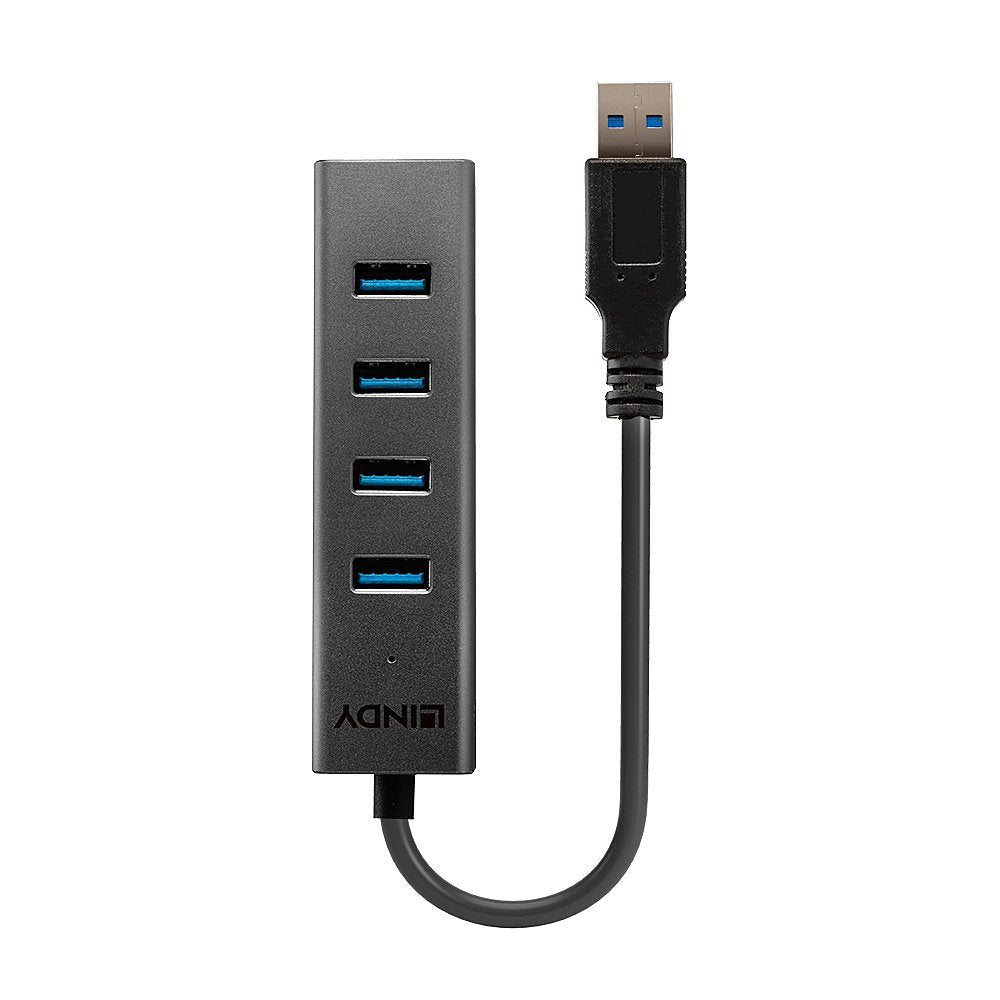 Lindy Usb 3.0 Hub 4 Puertos Sin Fuente De Alimentación