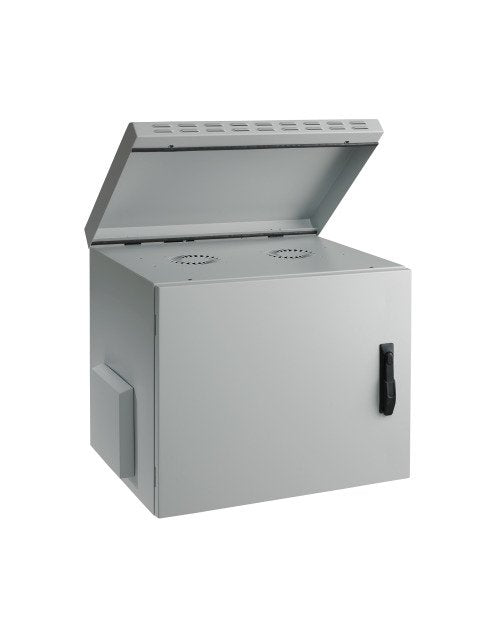 Efb 19" Wandgehäuse Ip55, 20he, Glastr, Tiefe 600 Mm, Ral7035
