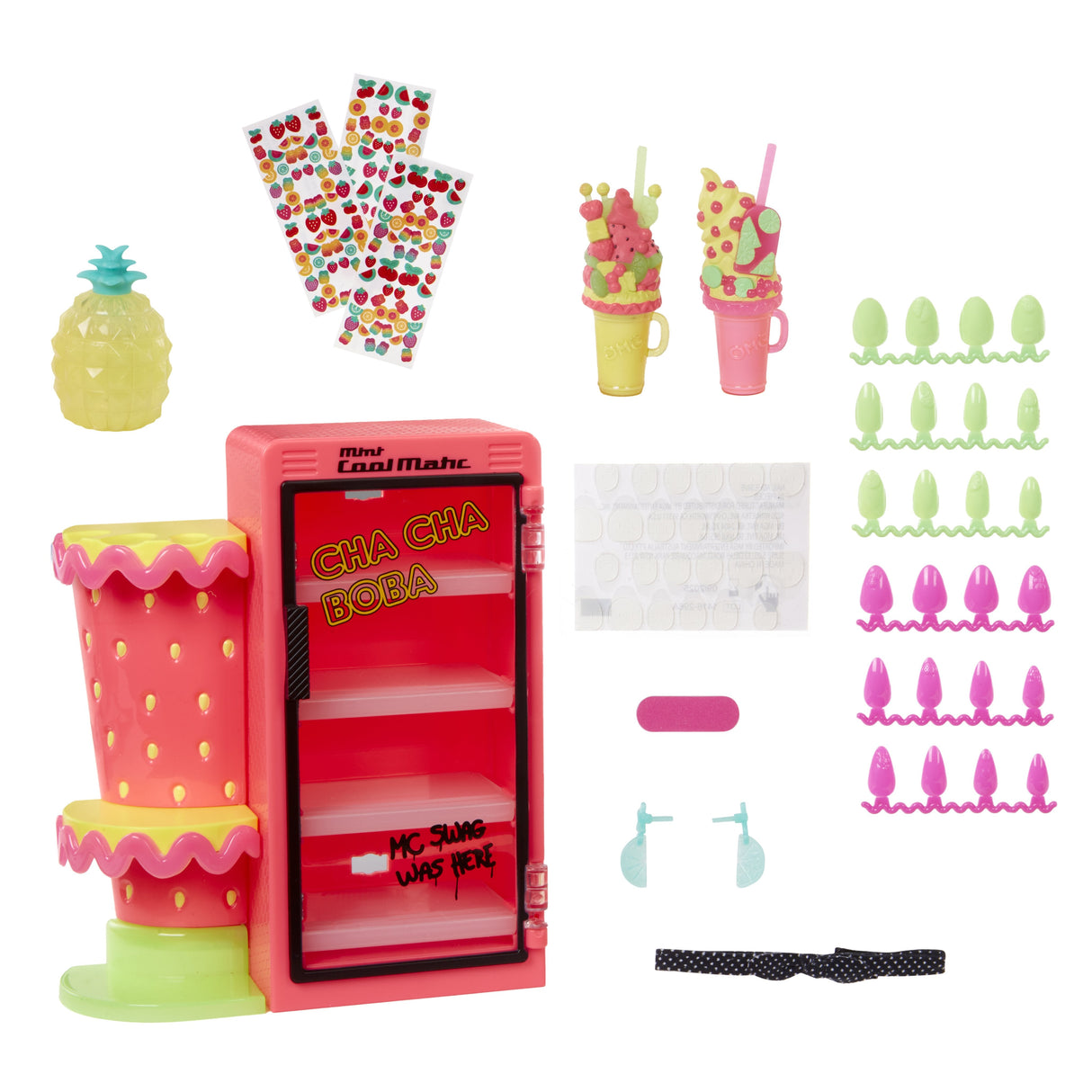 Muñeca  Mga Entertainment L.O.L. Surprise Omg Sweet Nails - Rosay Pops Fruit Shop 503842-Euc