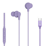 Auriculares Cable Usb-C Morado
