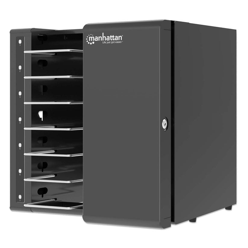 Manhattan 7-Port Usb-C Desktop-Armario De Carga 65w/Port Max 315w
