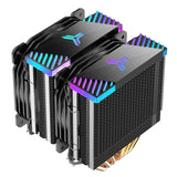 K Jonsbo Cr-2000 Gt Cpu Disipador Dual Tower, Argb - 2x 120mm, Negro
