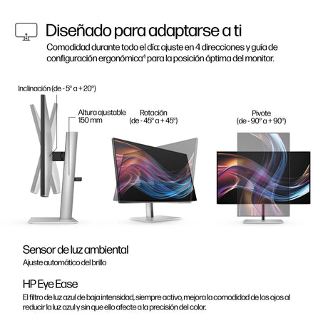 EAN 5715063470251 - HP شاشة Series 7 Pro 4K Thunderbolt 4 مقاس 27 بوصة - 727pk pantalla para PC 68,6 cm (27") 3840 x 2160 Pix imagen 6