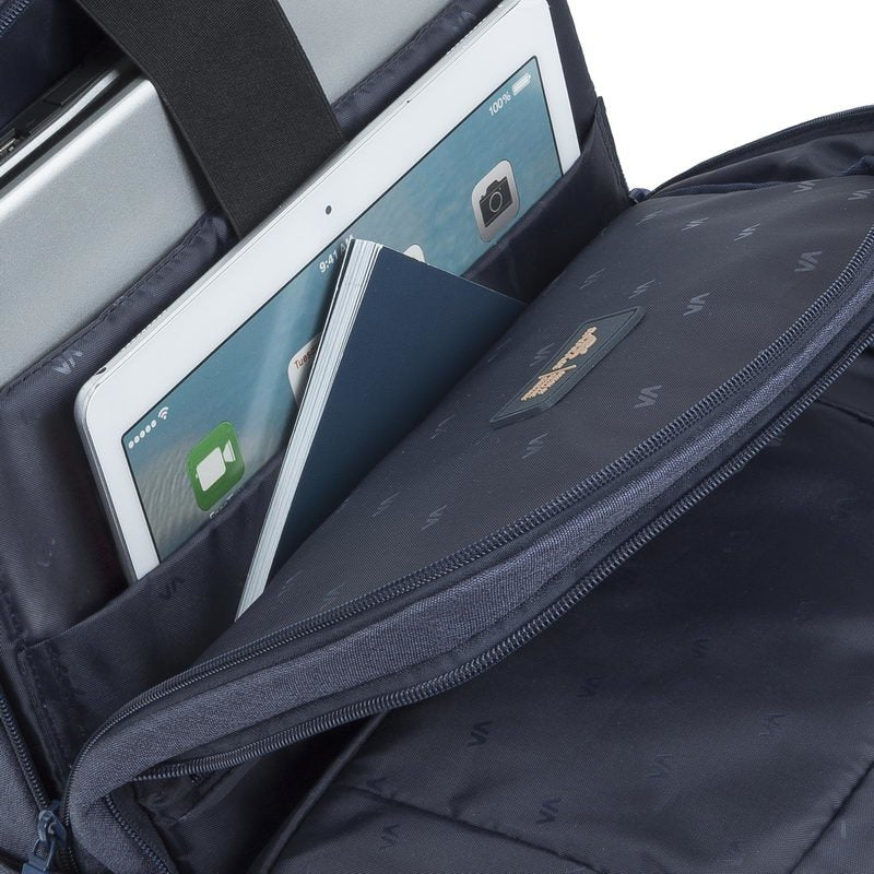 Rivacase 7760 Maletines Para Portátil 39,6 Cm (15.6") Funda Tipo Mochila Azul