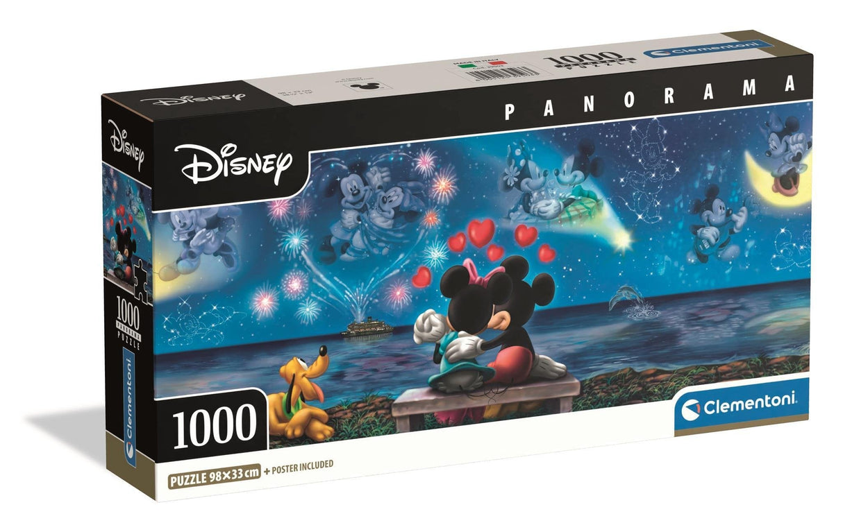 Puzzle Panorama Mickey & Minnie Disney 1000pzs