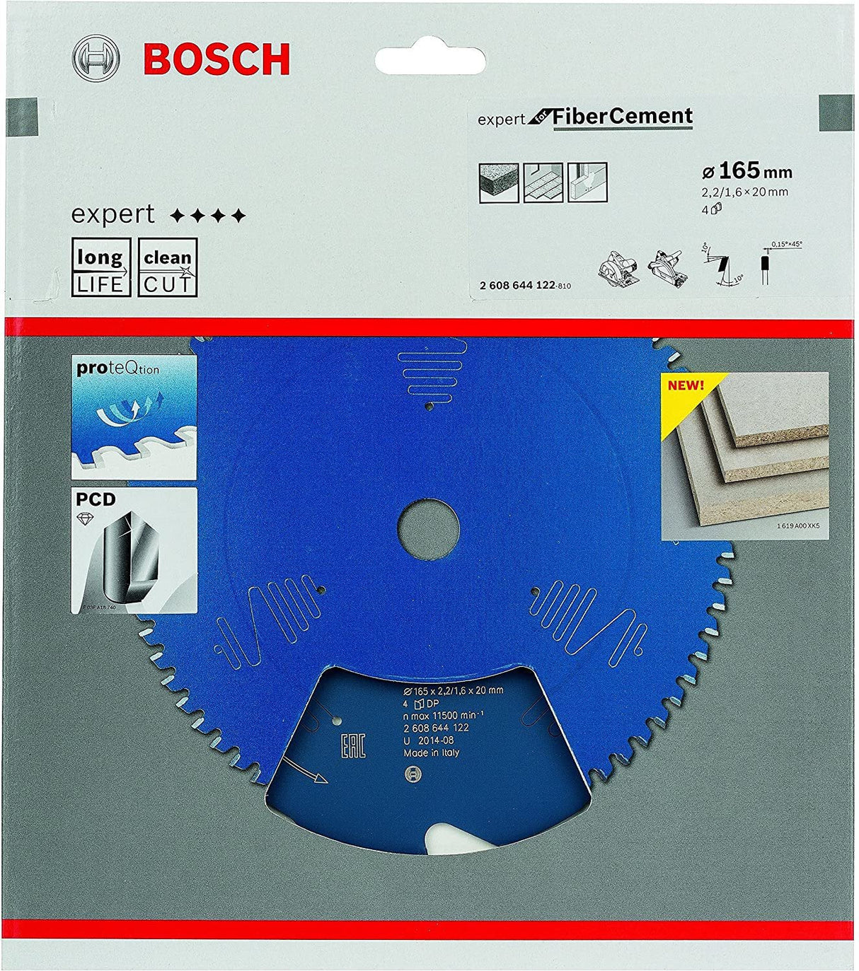 Bosch 2 608 644 122 Hoja De Sierra Circular 16,5 Cm 1 Pieza(S)