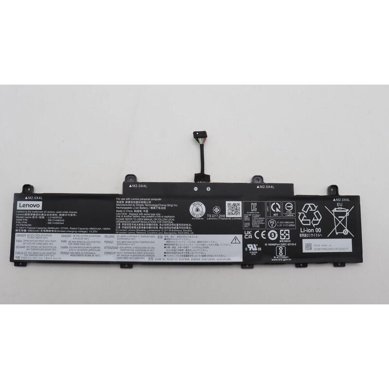 57wh Lithium-Ion Internal  Battery For Lenovo Thinkpad