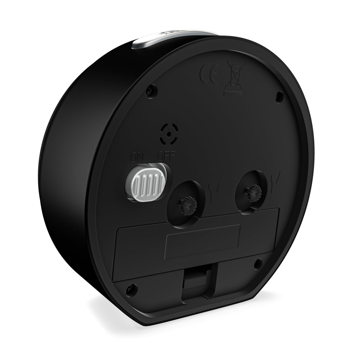 Mebus 25806 Despertador Reloj Despertador Analógico Negro, Blanco