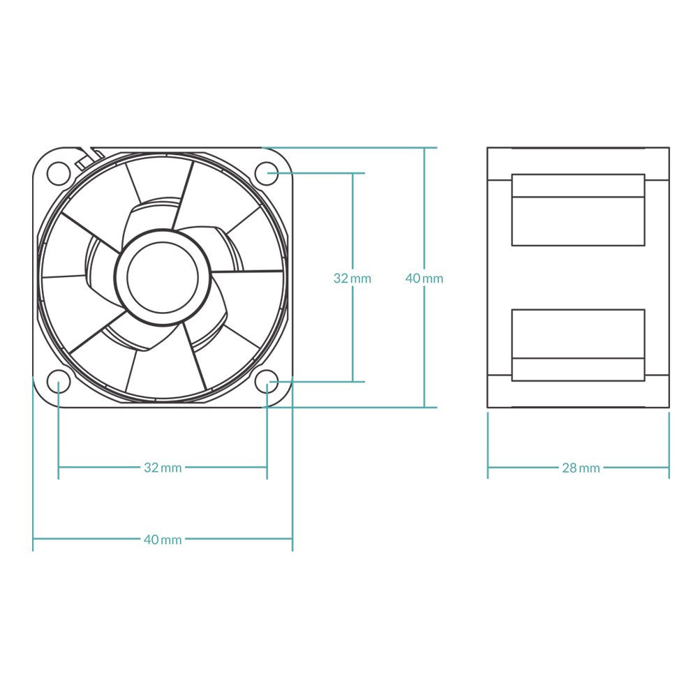 EAN 4895213703802 - ARCTIC S4028-15K Carcasa del ordenador Ventilador 4 cm Negro 1 pieza(s) imagen 6