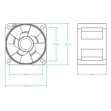 EAN 4895213703802 - ARCTIC S4028-15K Carcasa del ordenador Ventilador 4 cm Negro 1 pieza(s) imagen 6