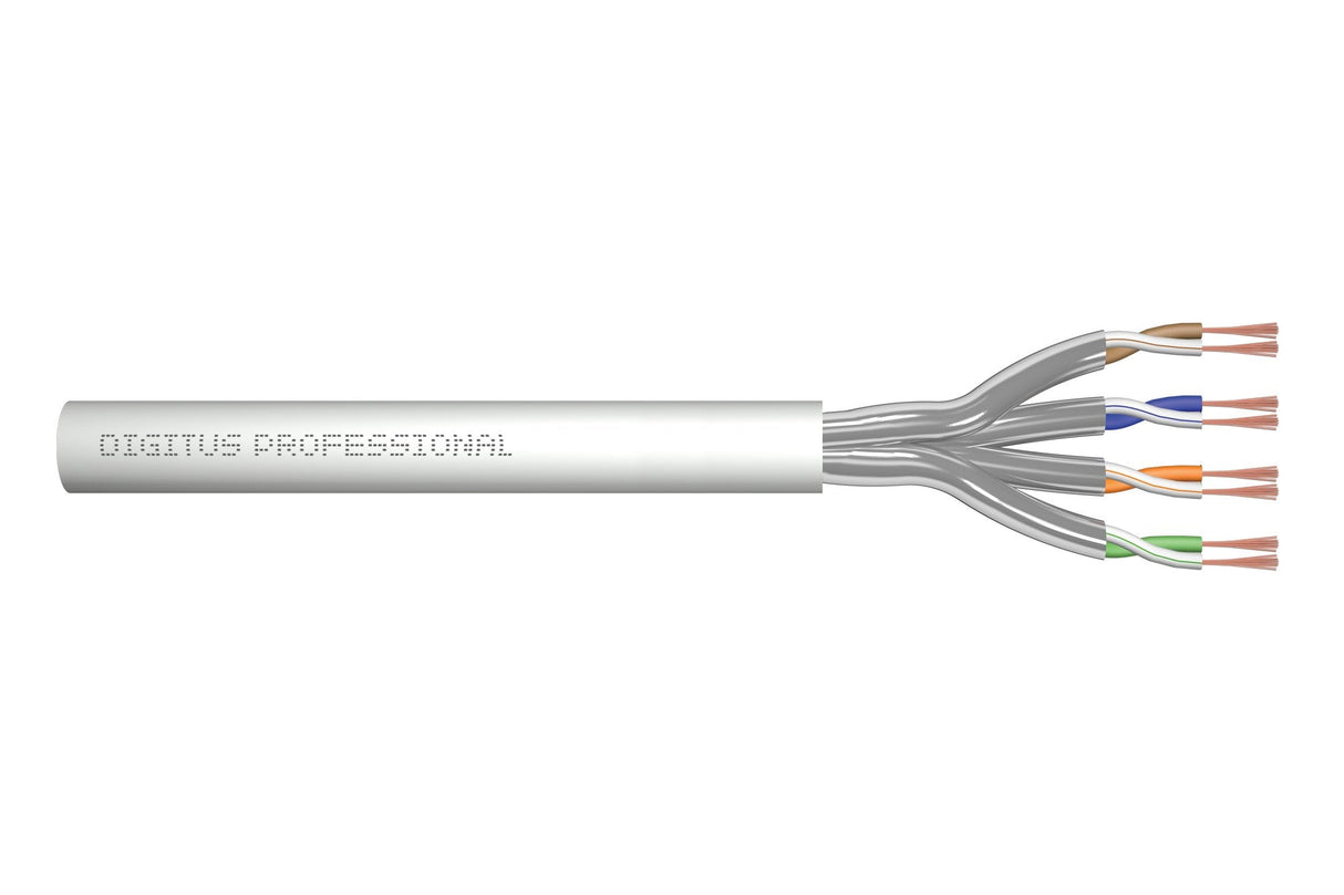 Digitus Dk-1623-A-P-305 Bobina Cable De Red 305 M Cat6a U/Ftp (Stp) Gris