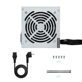 EAN 8433281010260 - TooQ TQAPOLO-500SP unidad de fuente de alimentación 500 W 20+4 pin ATX ATX Plata imagen 7