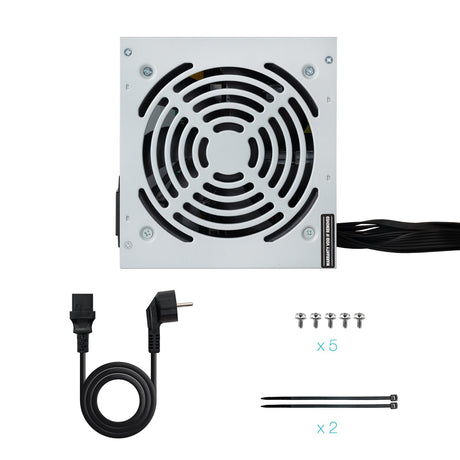 EAN 8433281010260 - TooQ TQAPOLO-500SP unidad de fuente de alimentación 500 W 20+4 pin ATX ATX Plata imagen 7