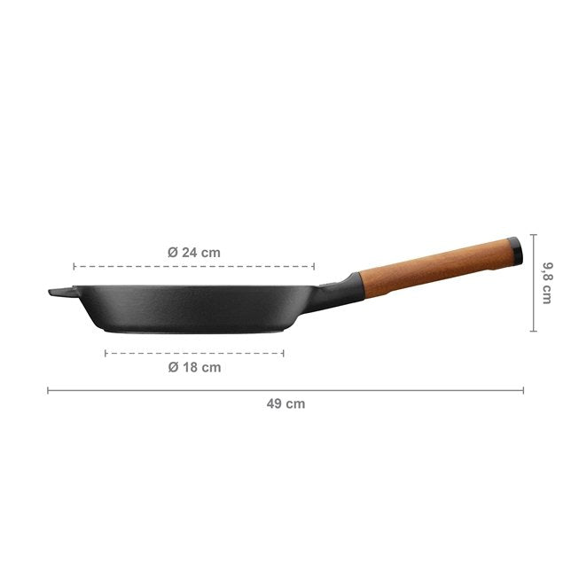Sartén Fiskars Norte Hierro Fundido 24 Cm