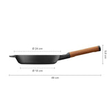 Sartén Fiskars Norte Hierro Fundido 24 Cm