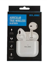 Auriculares Bluetooth Elbe Abtws-003-B Con Estuche De Carga Autonomía 5h Blancos