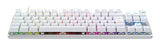 Teclado Español Newskill Gaming Ns-Kb-Serikev2-Tkl-Ivo  Usb Qwerty  Blanco
