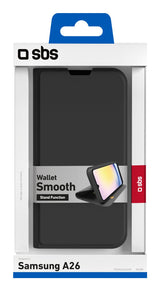 Sbs Wallet Stand Galaxy A26 Schwarz