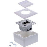 Inline® Cat.6a Socket, 2x Rj45 Jack, Ral9010, White