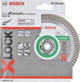 Bosch Disco De Corte De Diamante X-Lock Ideal Para Ceramic Extra Clean Turbo 125 Mm 2608615132