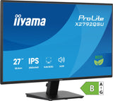 Iiyama Prolite X2792qsu-B1 (68.6 Cm (27 Zoll), Negro (Matt), Qhd, Ips, Hdmi, Dp, Usb-Hub, 120hz Panel) X2792qsu-B1
