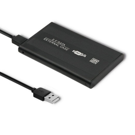 EAN 5901878518565 - Qoltec 51856 caja para disco duro externo Carcasa de disco duro/SSD Negro 2.5" imagen 1