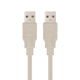 EAN 8433281000490 - Nanocable 10.01.0302 cable USB USB 2.0 1 m USB A Beige imagen 2