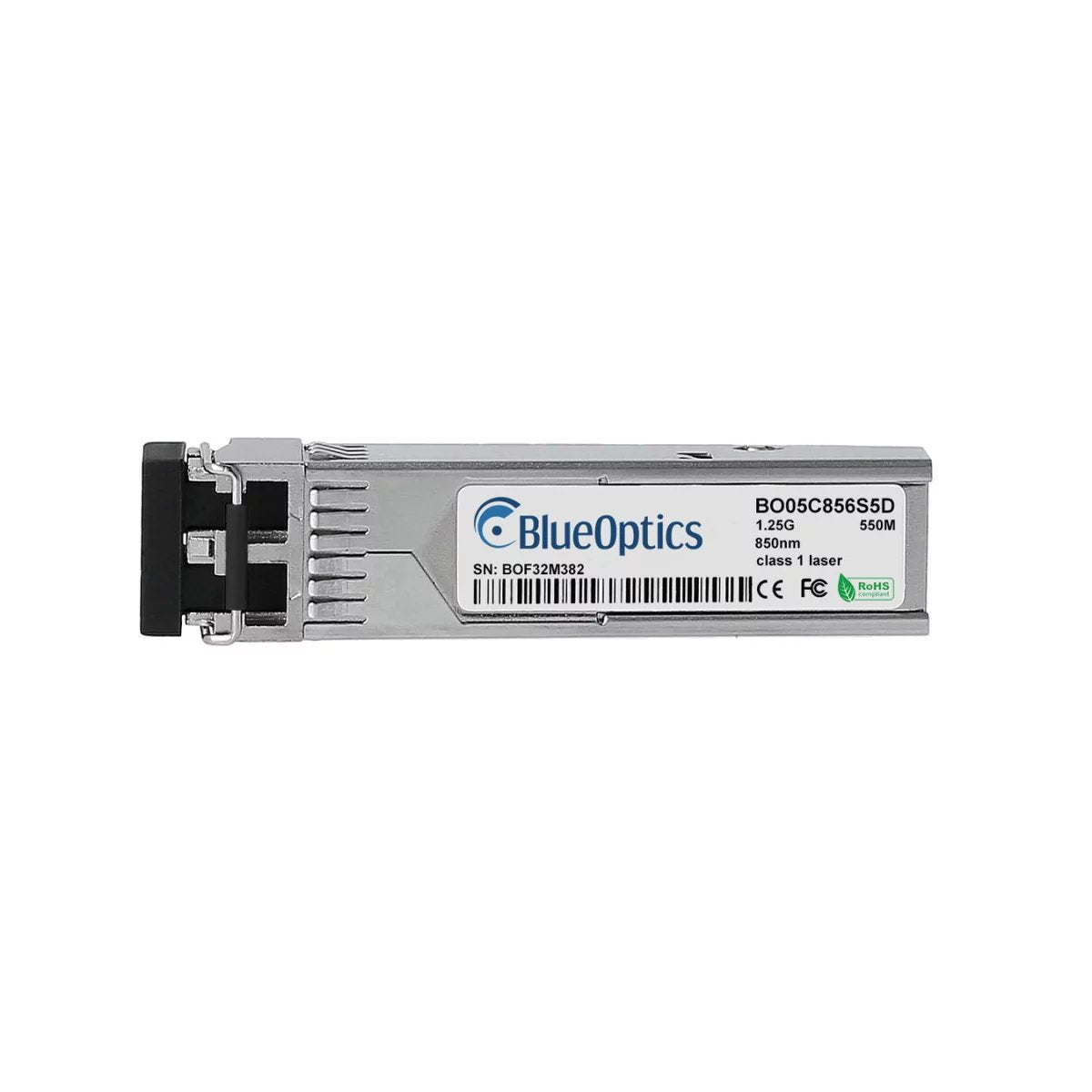 Blueoptics Calix 100-01660 Blueoptics Bo05c856s5d Sfp Transceiver, 1000base-Sx, Multimode Fiber, 850nm, 550 M