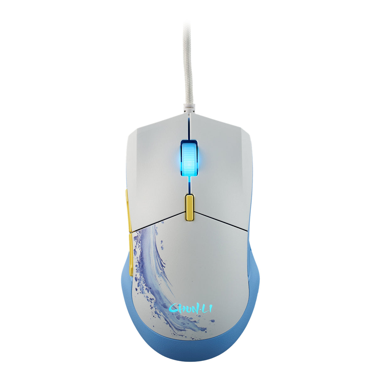 Ratón Con Cable Gamer Cooler Master Mastermouse Mm310 Street Fighter 6 (Blanco/Azul)