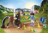 Playmobil 71355 Caballos De La Cascada Zoe & Blaze Con Recorrido De Torneo, Juguete De Construcción 71355
