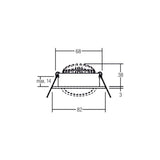 Brumberg 12461073 Eb-Strahler Lakil Rund Ws 930 6w 350ma Schwenk