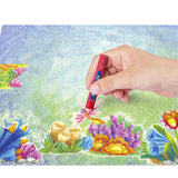 Staedtler Noris 241 Pack De 12 Ceras Blandas - Diametro 8mm - Resistencia A La Rotura - Colores Surtidos