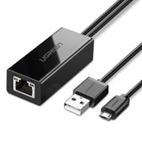 Ugreen Ethernet Adapter For Tv / Chromecast Micro-Usb Auf Rj45